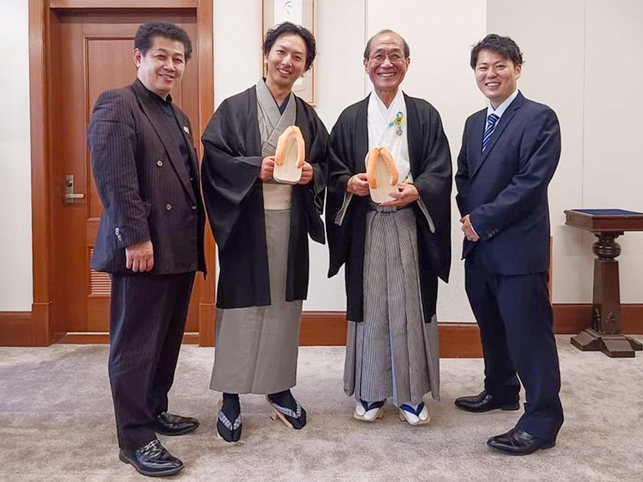 京都市長への表敬訪問
